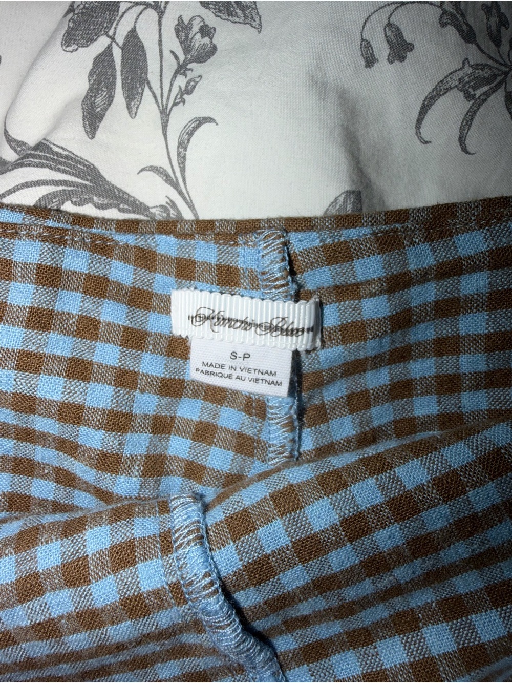 ASO Noah Morgan in My Fault: London Kimchi Blue Brown Checkered Skort - Picture 4 of 5